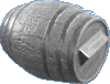 Barrel Post box